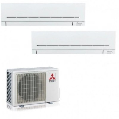 CLIMATIZZATORE MITSUBISHI AP-VGK DUALSPLIT 9000+15000+MXZ-2F53VF R32 WI-FI INCLUSO