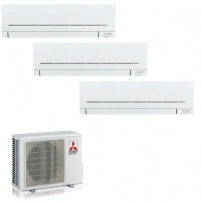 CLIMATIZZATORE MITSUBISHI AP-VGK TRIALSPLIT 9000+9000+15000+MXZ-3F68VF R-32 WI-FI