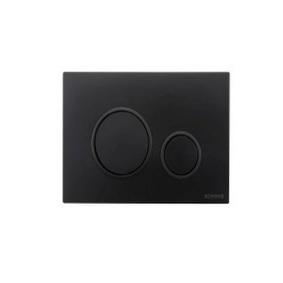 SCHWAB PLACCA VELA NERA DOPPIO SCARICO PER CASSETTA UP 199 COD.P47-0190-0253