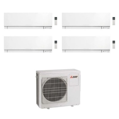 CLIMATIZZATORE MITSUBISHI KIRIGAMINE ZEN QUADRI SPLIT 9000+9000+12000+12000+MXZ-4F72VF R-32 WI-FI