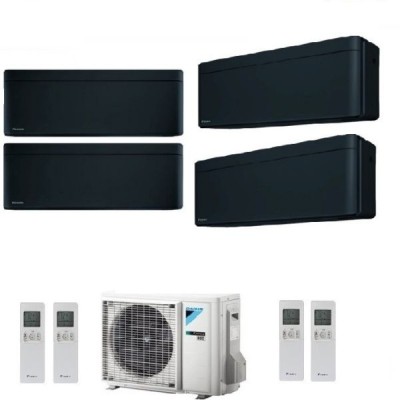 CLIMATIZZATORE DAIKIN STYLISH TOTAL BLACK QUADRIALSPLIT 9000+12000+12000+12000+4MXM80M/N R-32