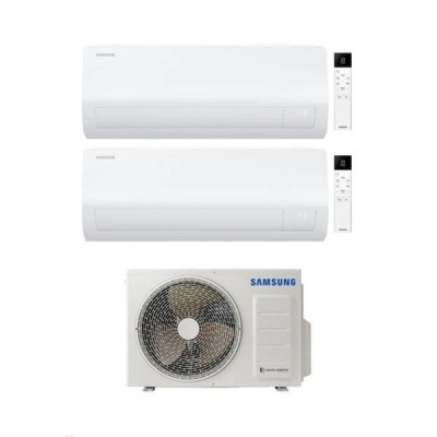 CLIMATIZZATORE SAMSUNG CEBU S2 DUALSPLIT 9000+12000+AJ050TXJ2KG INVERTER R-32 WI-FI 