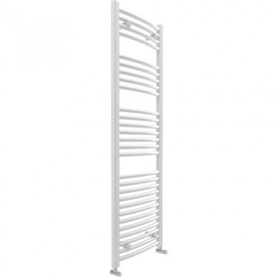 TERMOARREDO LAZZARINI MODELLO SANREMO 690x500x INTERASSE 405 BIANCO CURVO