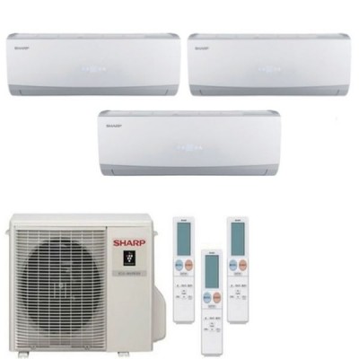 CLIMATIZZATORE SHARP SSR TRIALSPLIT 12000+12000+12000+AE-X4M36