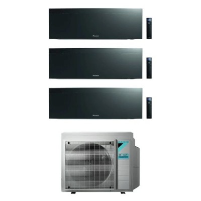 CLIMATIZZATORE DAIKIN EMURA III BLACK TRIALSPLIT 9000+9000+9000+3MXM52N INVERTER R-32 WI-FI