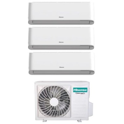 CLIMATIZZATORE HISENSE ENERGY PRO PLUS TRIAL SPLIT 12000+12000+12000+3AMW72U4RFA R-32  WI-FI 