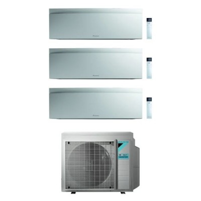 CLIMATIZZATORE DAIKIN EMURA III WHITE TRIALSPLIT 9000+12000+12000+3MXM68N INVERTER R-32 WI-FI