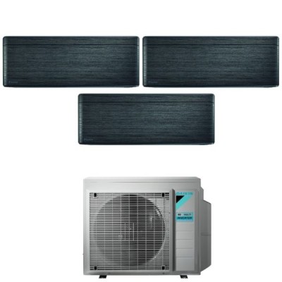 CLIMATIZZATORE DAIKIN STYLISH NEW REAL BLACKWOOD TRIALSPLIT 9000+9000+9000+3MXM52M/N R-32