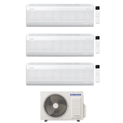 CLIMATIZZATORE SAMSUNG WINDFREE ELITE S2 TRIALSPLIT 12000+12000+12000+AJ068TXJ INVERTER R-32 WI-FI