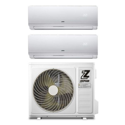 CLIMATIZZATORE ZEPHIR DUAL SPLIT 9000+9000+ZDUO MY24 WI-FI INVERTER R32